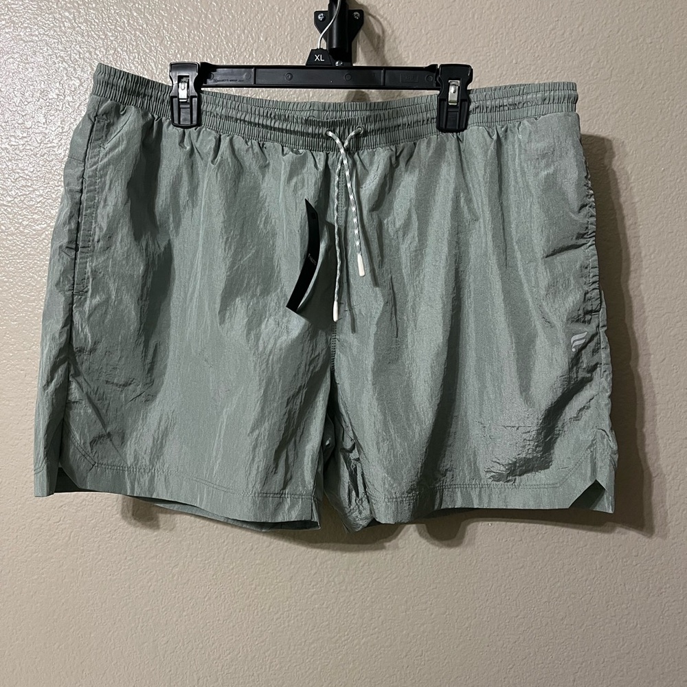 Fabletics Men's The Swim Trunk 5in XXL- Sage NWT
